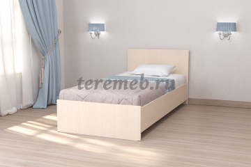 Кровать 0,9 Кэт-7 арт.032 с низким щитом (дуб белфорт) - фото товара, ракурс 1