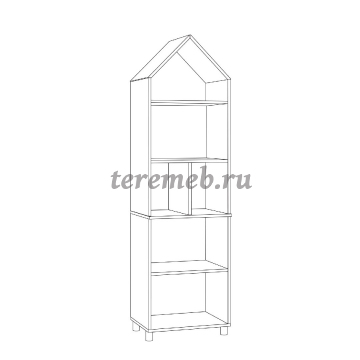 Шкаф комбинированный Эйп 13.14, цена 8750 руб. - фото товара, ракурс 2