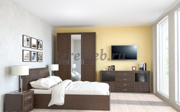 Спальня Кэт-4 вариант 3 - фото товара, ракурс 3