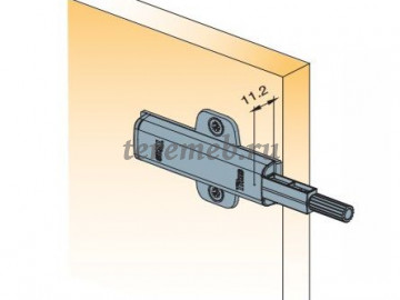 Толкатель Push Latch система открытия нажатием - фото товара, ракурс 3