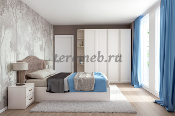 Кровать 1,6 Классика арт.002 М1 (Coffee), Артикул Д-974, Размеры (ДхГхВ): 2060 х 1745 х 1100 мм, спальное место:, 1600 х 2000 мм